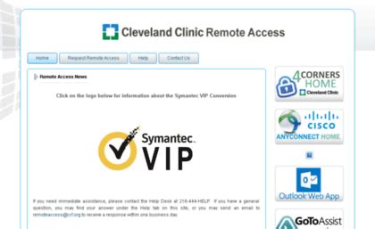 cleveland remote access.